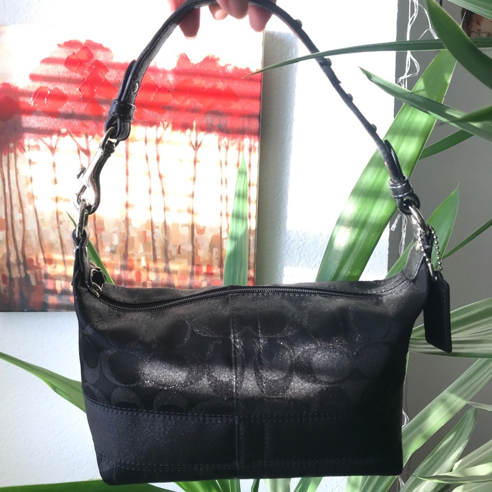 COACH Signature Stripe Studded Style